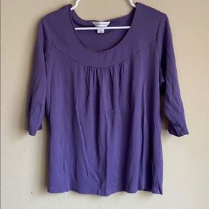 Christopher & Banks 3/4 Sleeve top. XL